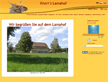 Tablet Screenshot of lamahof.de